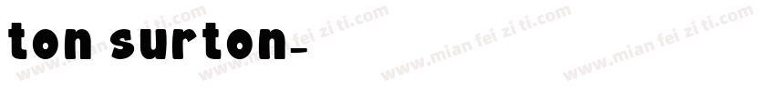 ton surton字体转换